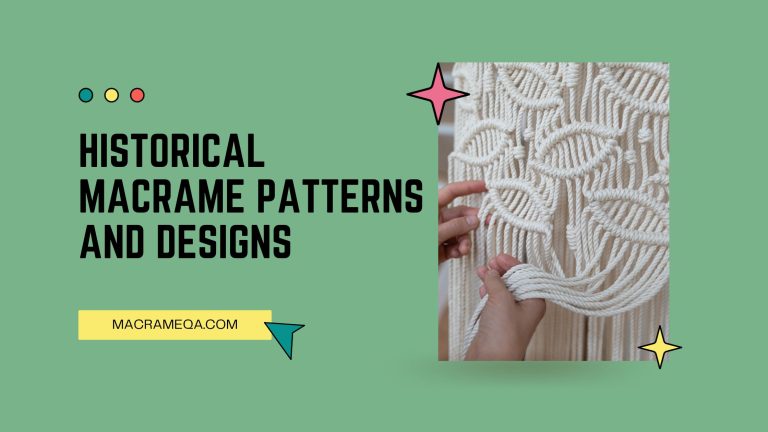 Historical Macrame Patterns and Designs