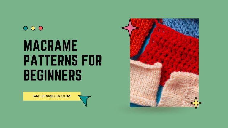 Macrame Patterns For Beginners